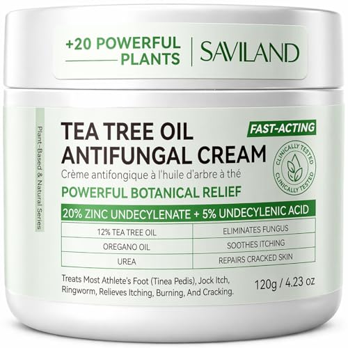 SAVILAND Antifungal Cream FSA-HSA Max Strength: 25% Undecylenic Acid Anti