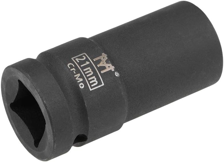 uxcell 3/4-Inch Drive by 40mm Deep Impact Socket, 6-Point, Cr-Mo Alloy Steel, Metric