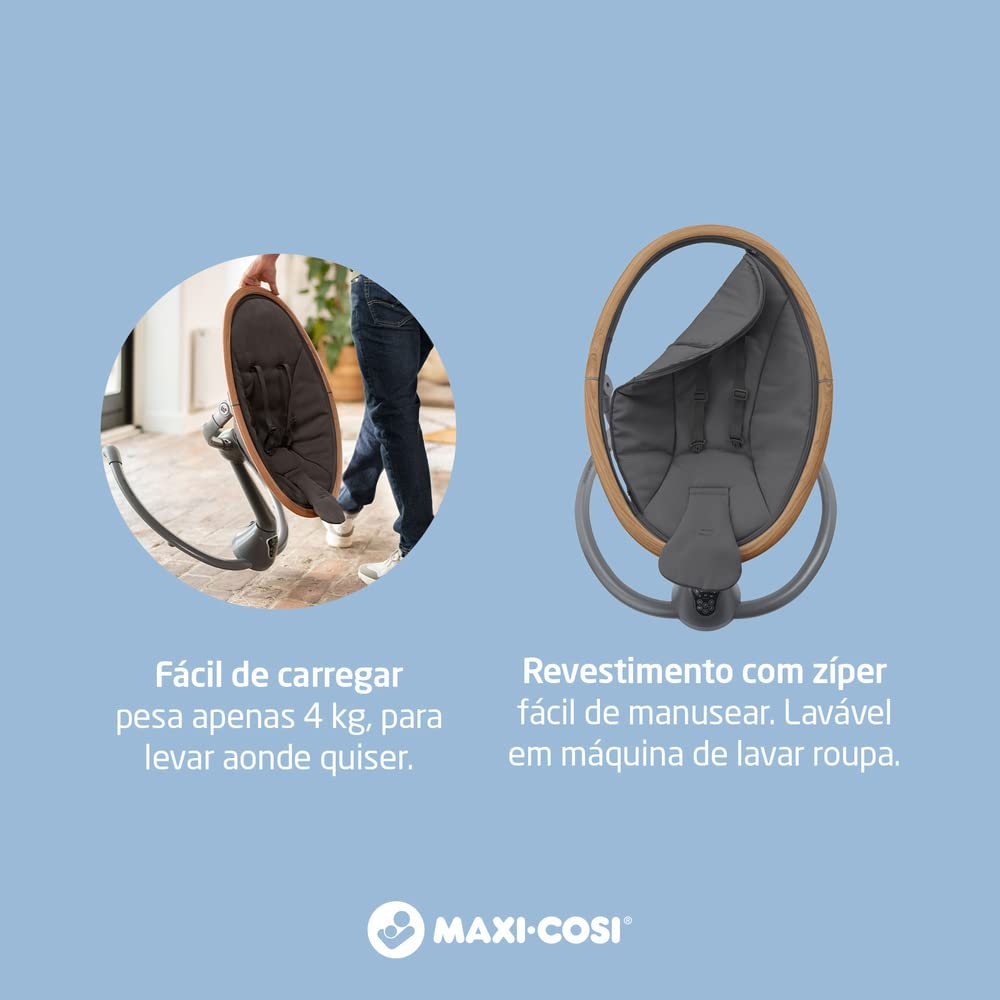 Columpio Musical El�ctrico MAXI-COSI Cassia ECO, Desde el nacimiento hasta los 6 meses, Beyond Green