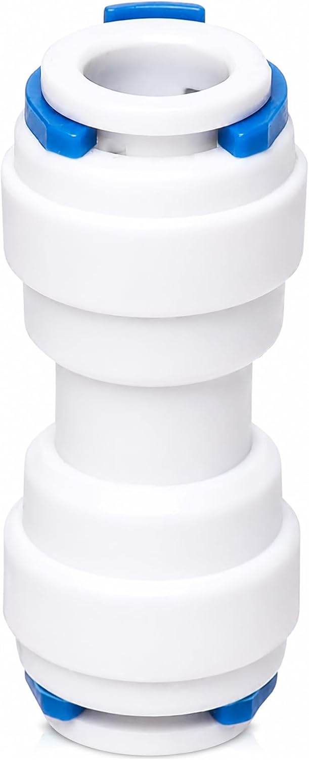 WR02X11330 5/16" to 5/16" Refrigerator Water Line Tube Connector, Compatible with GE Hotpoint Refrigerator Ice Maker Water Line, Replaces 963908 WR02X10471 AP3414915, 2 Pack