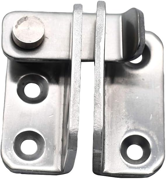 Jiozermi 4pcs SUS304 Stainless Steel Gate Latches Flip Door Latch
