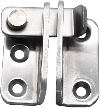 Jiozermi 4pcs SUS304 Stainless Steel Gate Latches Flip Door Latch