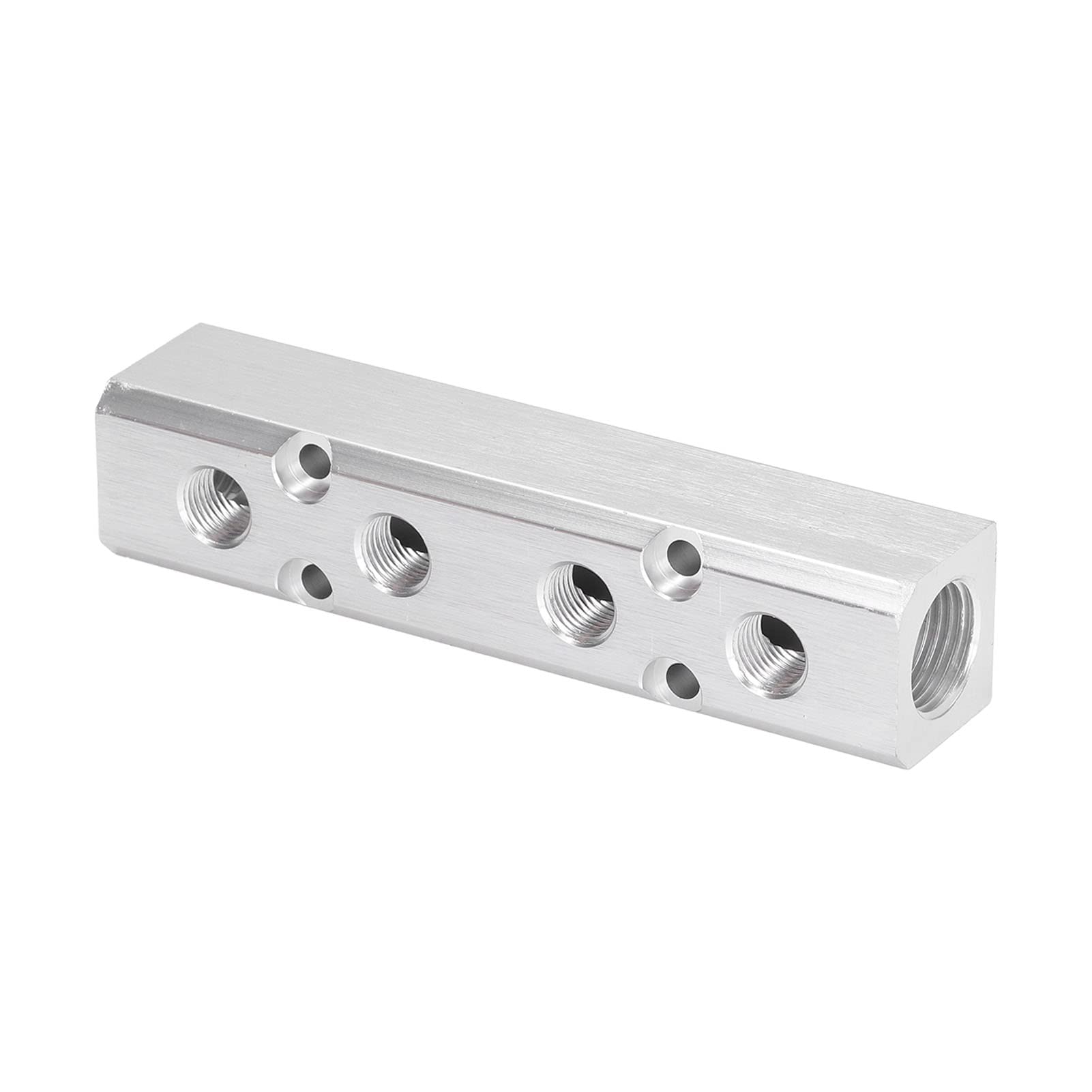 Divisor del Conector del Bloque de Distribución de Aire del Colector Neumático - Entrada G1/2 Salida G1/4 30x30mm(SY30-02-4F)