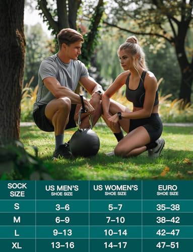 Mens Bamboo Viscose Coolmax Crew Compression Running Socks Athletic Hiking Workout Moisture Wicking Anti-Blister2