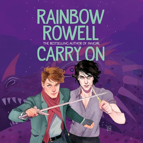 Carry On Audiolibro Por Rainbow Rowell arte de portada