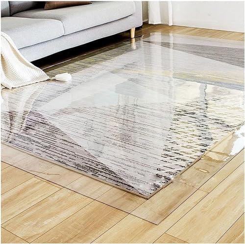 Nappe transparente imperméable protège table cuisine 80x80 - 2