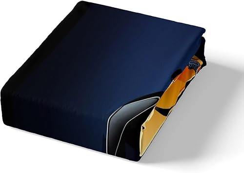 Vista 104 de Feelyou Juego de ropa de cama de coche de carreras y avión en blanco y negro – Funda de edredón y funda de edredón para niños y adolescentes