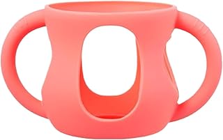 Nursing Bottle Handle Easy Grip Removable Sleeve | Formula Bottle Handle for Milk Water Feeding Formula Transition Home Travel