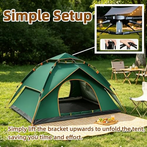 Carpa Pop Up para Camping, 2 Personas, Fácil de Transportar miniatura 3