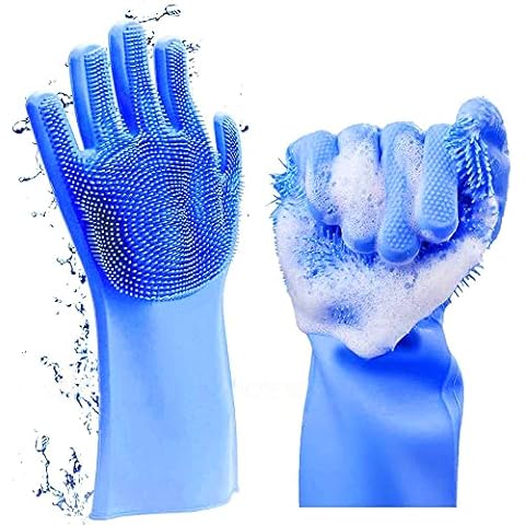 Louis Donne Silicone Cleaning Gloves, Heat Resistant Cover