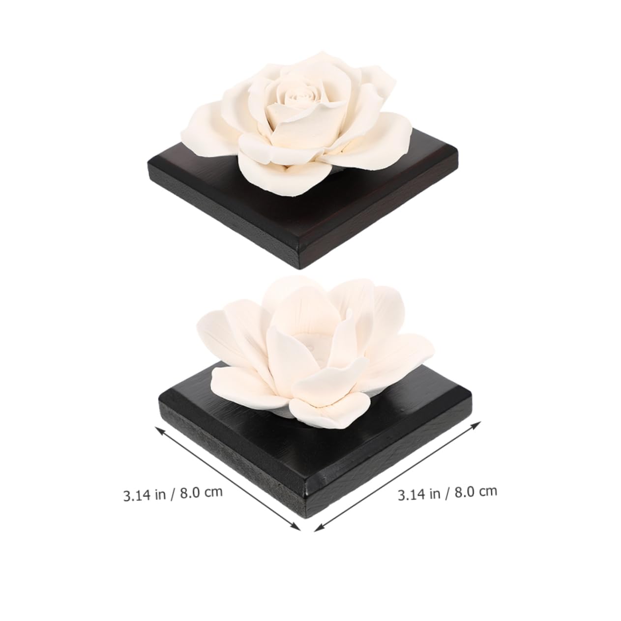 LIFKOME Diffusore Passivo di Oli Essenziali per Auto in Ceramica e Gesso, 2 Pezzi, Mini Profumatore Affidabile per Aromaterapia in Spazi Piccoli e Soggiorno