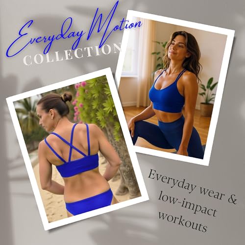 Sewn in Padded Sports Bra, Strappy Sports Bra for Women Sexy Crisscross for Yoga Running Athletic Gym Workout Fitness4
