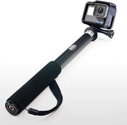 Amazon Glider Gopro用 アクセサリー 4段伸縮グリップ 自撮り棒 セルフィー ゴープロ用 Hero9 Hero8 Hero7 Hero6 Hero Session Osmo Action 対応 Gld7722go100 Glider ウェアラブルカメラ用マウント部品