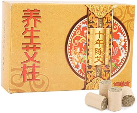 108Pcs Household Moxa Moxa Stick Sticks On High Purity Chen for Mild Moxibustion for Mild Moxibustion, Moxibustion Alternative Medicine Tool Health Care