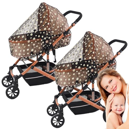 Red para Cuna,Protección De Malla para Moisés - Barrera Protectora con Correas Elásticas para Sillas De Paseo, Cunas, Corralitos Y Moises