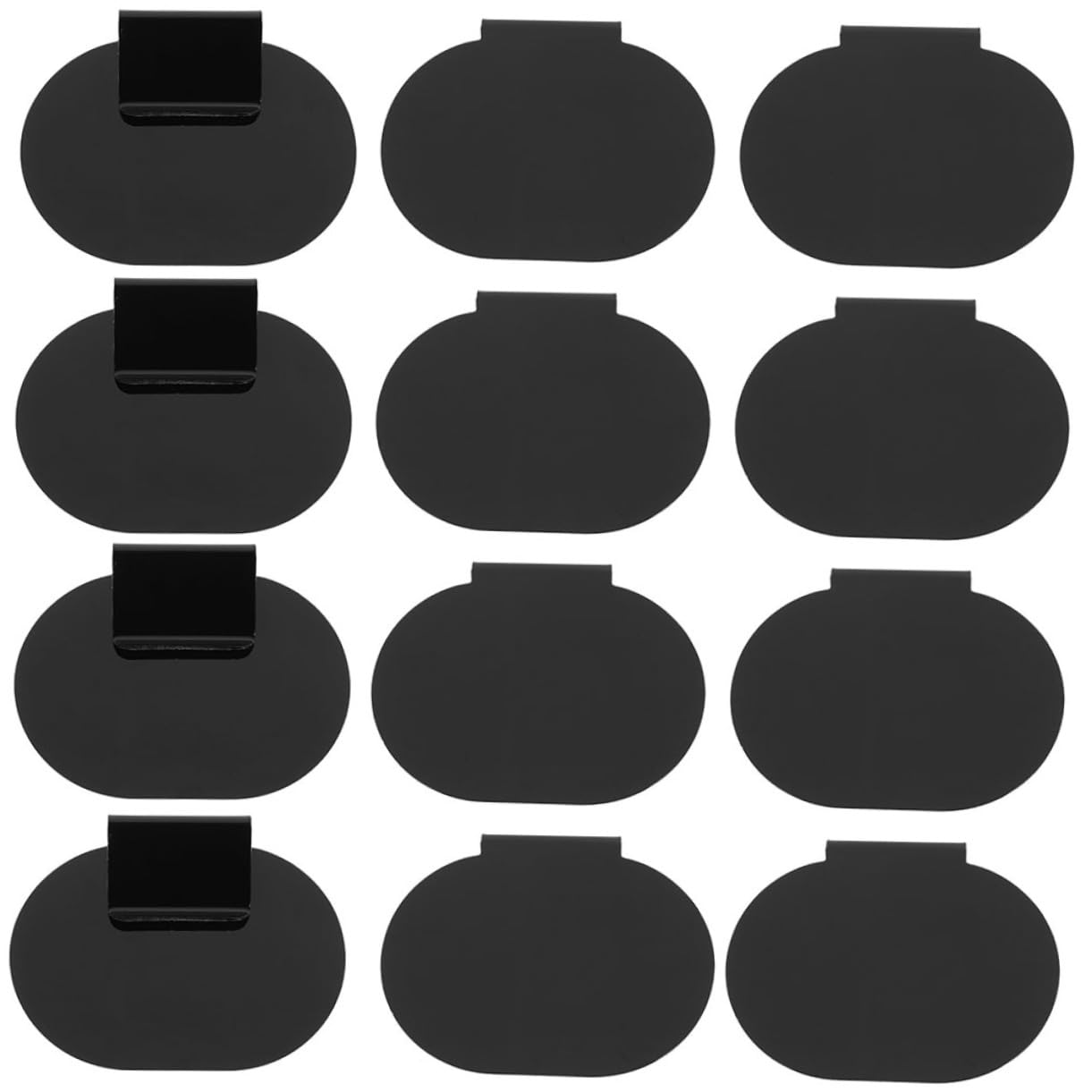 ARTIBETTER 4 Sätze Preisetiketten Clips Abnehmbare Etikettenhalter Für Supermarkt Und Einzelhandel Wiederbeschreibbare Beschriftungsschilder Für Regale Und Körbe 12 Stück * 4