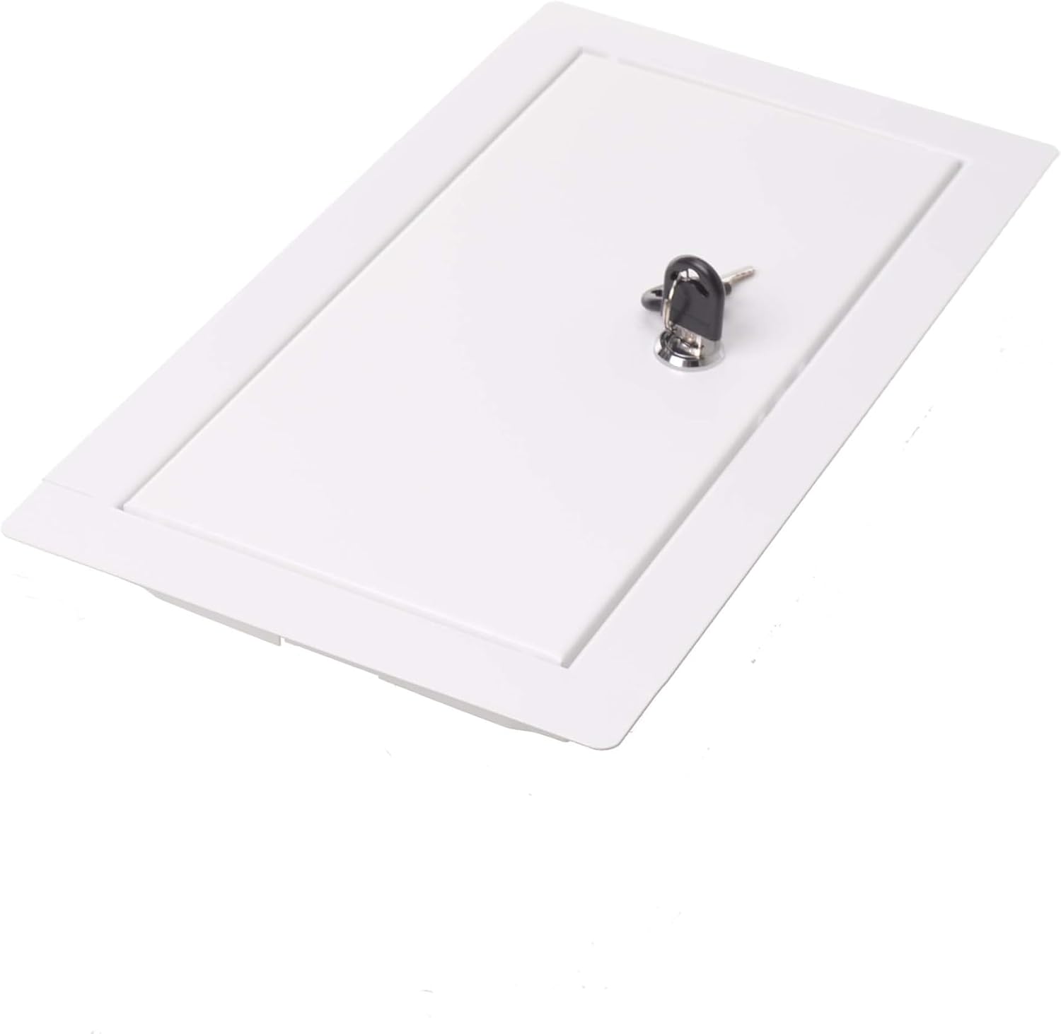 Inspection Flap Drywall 15 x 25 cm Inspection Door with Lock Inspection Maintenance Door Maintenance Door Service Flap Maintenance Hatch Drywall Made of Metal White