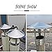 JUCCJUXIN Roof Rain Cap,Cone Top Chimney Cap,Roof Cap Galvanized Metal, Practical Tool Chimney Cowl Cap,Chimney Caps for Outside,Iron Rain Cap,Outdoor Chimney Cover,d16cm/6.3in