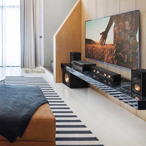 Klipsch Reference Next-Generation R-50M Horn-Loaded Bookshelf Speakers with 5.25” Spun-Copper Woofers for Best-in-Class Home Theater Sound in Black - image 8