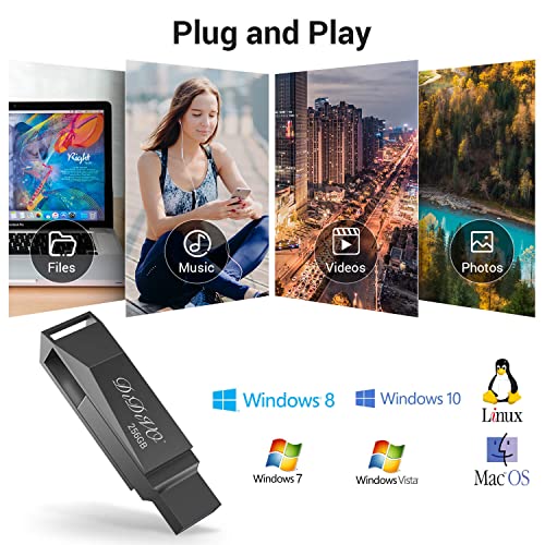 Chiavetta USB 256GB con Chiavetta USB C 2 in 1 USB...