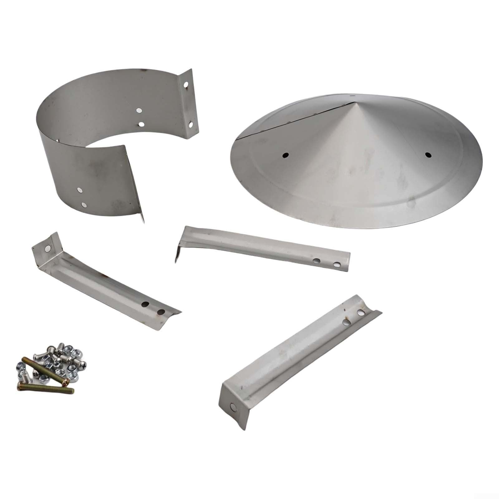 Stylowy Mushroom Projekt Nasada kominowa Kompatybilna z Standardowy Rura Rozmiar z 100mm, Wykonany z Solidny stal nierdzewna 304