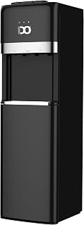 موزع مياه WD300BL-BK من ايدو - تحميل سفلي - 3 صنابير - فلاتر مدمجة - أسود