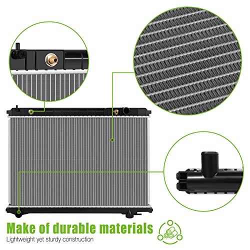 Scitoo Full Aluminum Radiator Replacement For 1993-1998 For Toyota For T100 2090 Plastic Radiator #TOP4