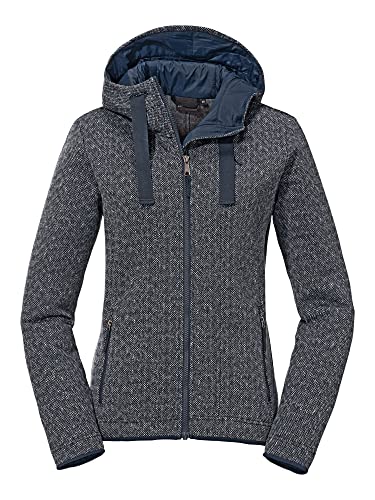 Schöffel Damen Fleece Hoody Aurora L, weicher Fleece Pullover aus...