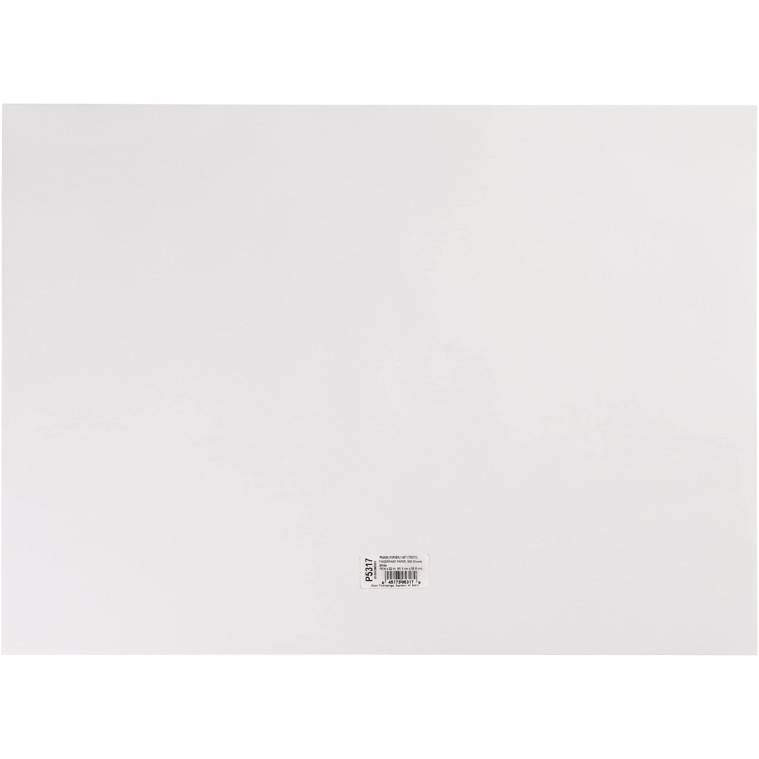 Prang (Formerly Art Street) Fingerpaint Paper, White, 16