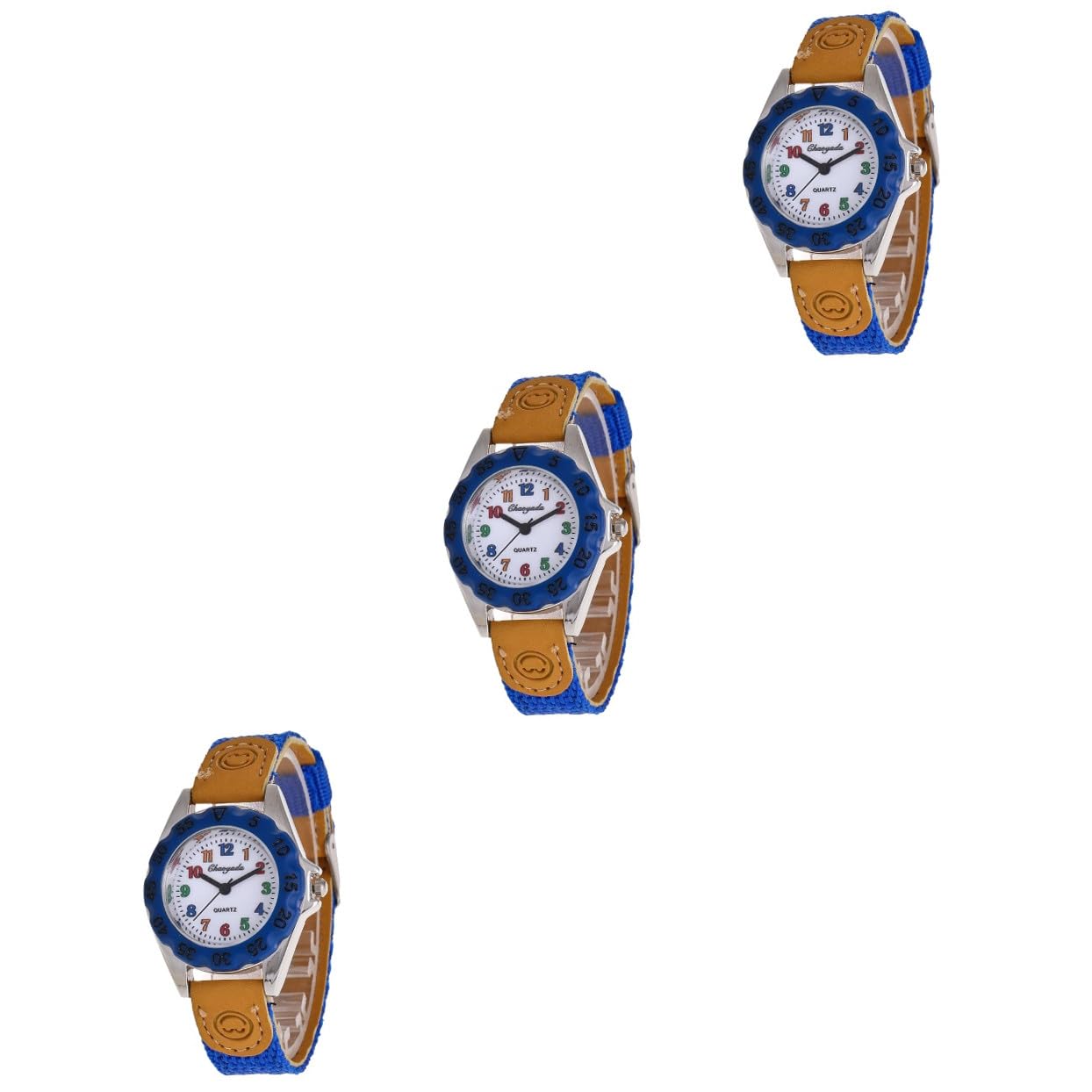 GALPADA 3 Orologi Da Polso Da Ragazzo E Da Ragazza Dal Design Unico Quarzo Con Cinturino in Nylon Eleganti Per Ragazzi E Ragazze