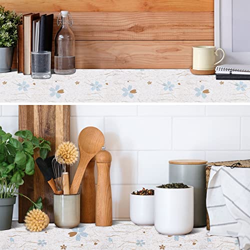 Modmate Shelf Liner For Kitchen Cabinets Non-Adhesive,Design Cabinet Liner For Shelves,18 Inch X 8 Ft Non Slip Drawer Liners For Kitchen,Easy To Install Cupboard Liner Waterproof (Floral) #TOP1