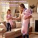 Imagen de Mewaii Almohada Corporal de Peluche Axolotl Violeta 50 cm