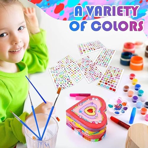 Pinte el joyero para niñas y organiza sus accesorios con este kit creativo de corazón 2
