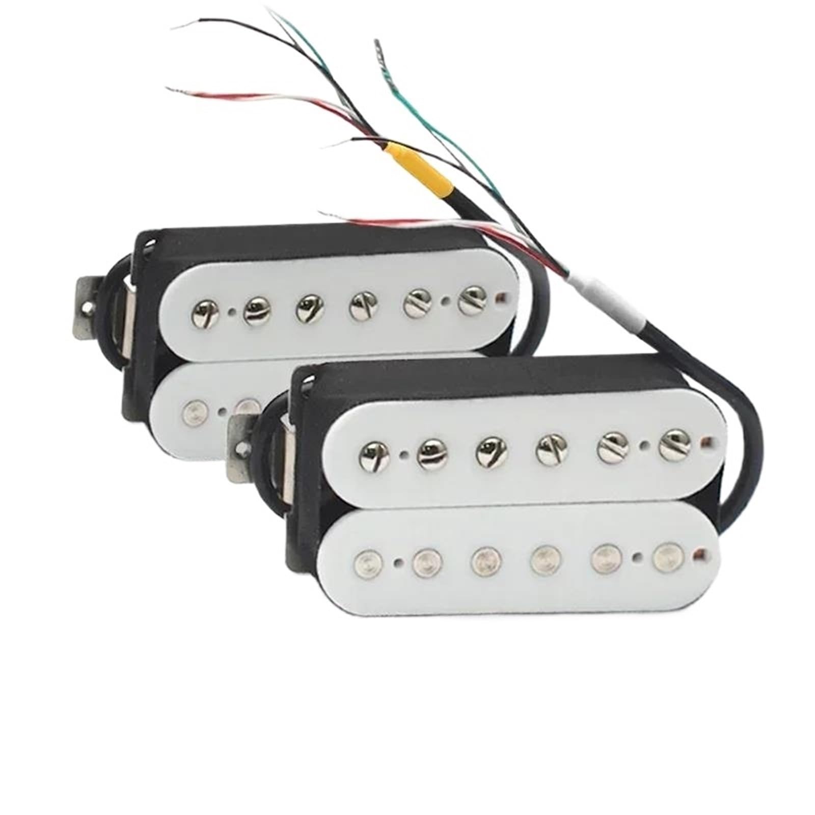 Profesjonalna Wydajność Przetworniki Do Gitary Ele Alnico 2-przetwornik Do Gitary Elektrycznej N-50 7-8K B-52 8-9K Humbucker Podwójna Cewka Pickup Części Do Gitary Czarno-biały(E)