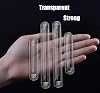 Universal Transparent Car Bumper Protector Rubber, Anti-Collision Front and Rear Rubber Strips for Car Bumpers Side, Not Easy to Fall Bumper Protector Trim Guard Strip for Most Models 4 Pcs