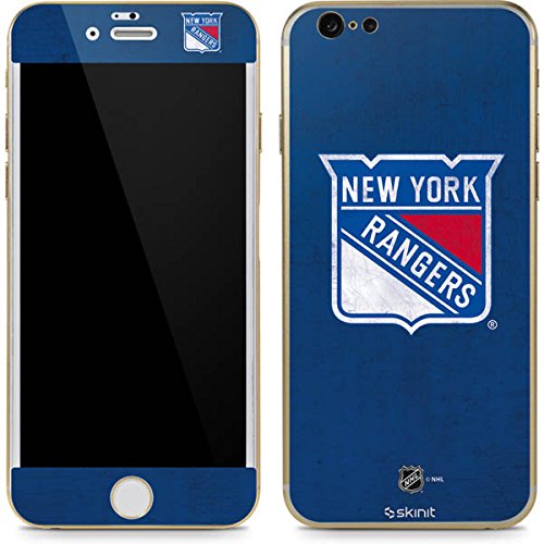 Skinit Decal Phone Skin Compatible with iPhone 6/6s - Officially Licensed NHL New York Rangers Distressed Design