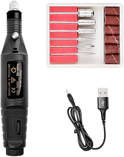 Professional Manicure Pedicure Kit, Electric Nail File Set, Cordless Electric Nail Drill Machine, Hand Foot Care Tool for Nail Grind Trim Polish