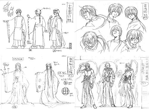 OMJ陰陽師5絵コンテ109ページ、設定資料33枚 陰陽師 設定[制作素材]
