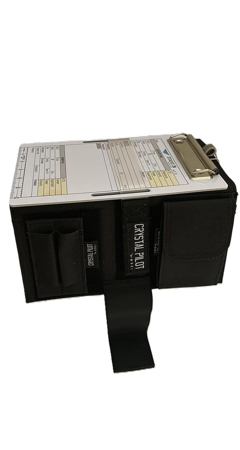 Crystal Pilot Flight Pad 6". 3 in 1 Tablet Kneeboard with VFR-IFR Noteboard/Clipboard. Compatible with Mini iPad 6.… (iPadmini_6)