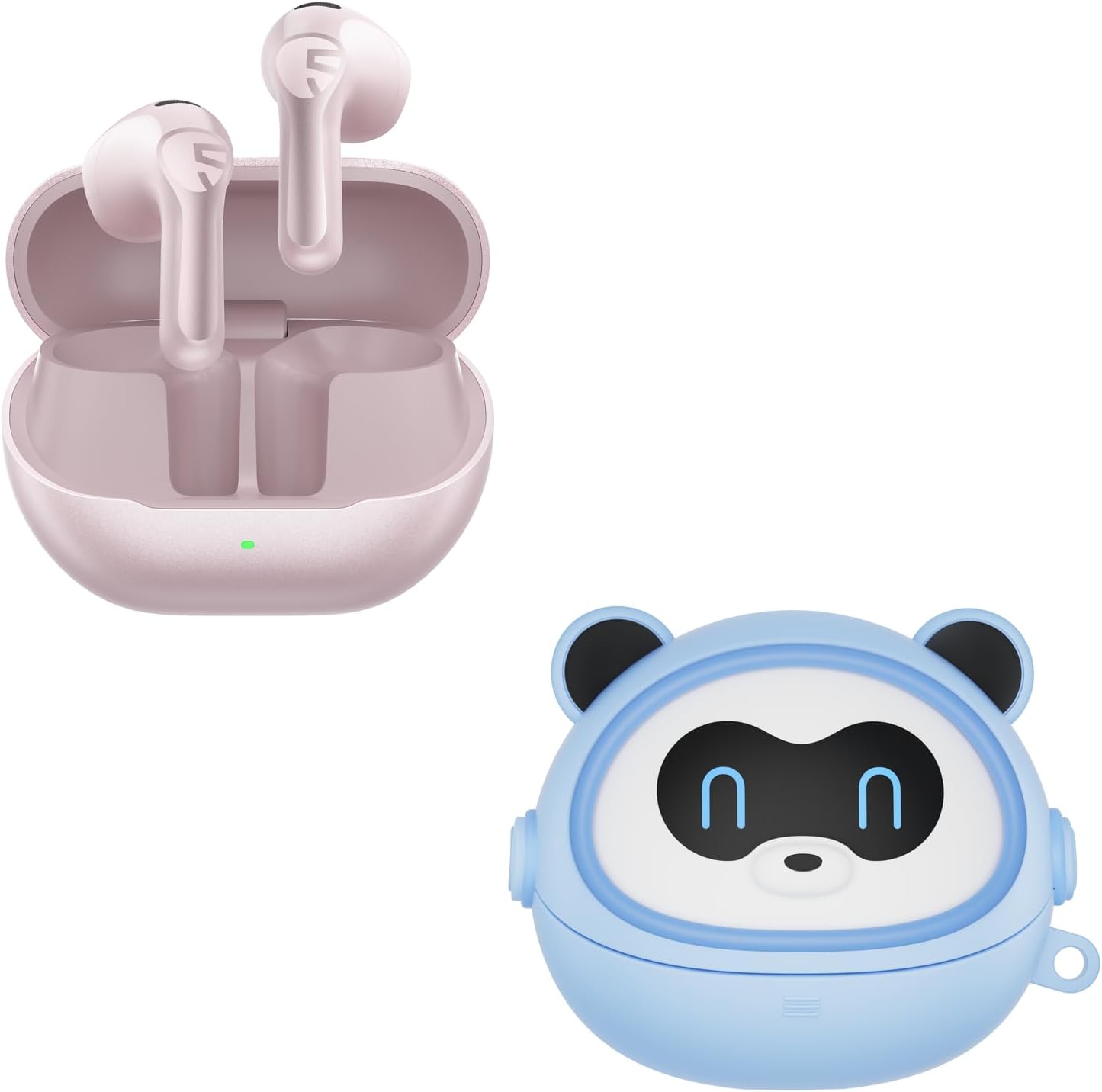 SoundPEATS Air6 HS Wireless Earbuds & Blue Protective Case for Air6 HS (Bundle)