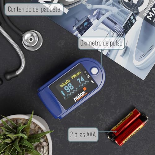 Variante de Pulox pulsioxímetro PO-200 Solo (oxímetro de dedo)