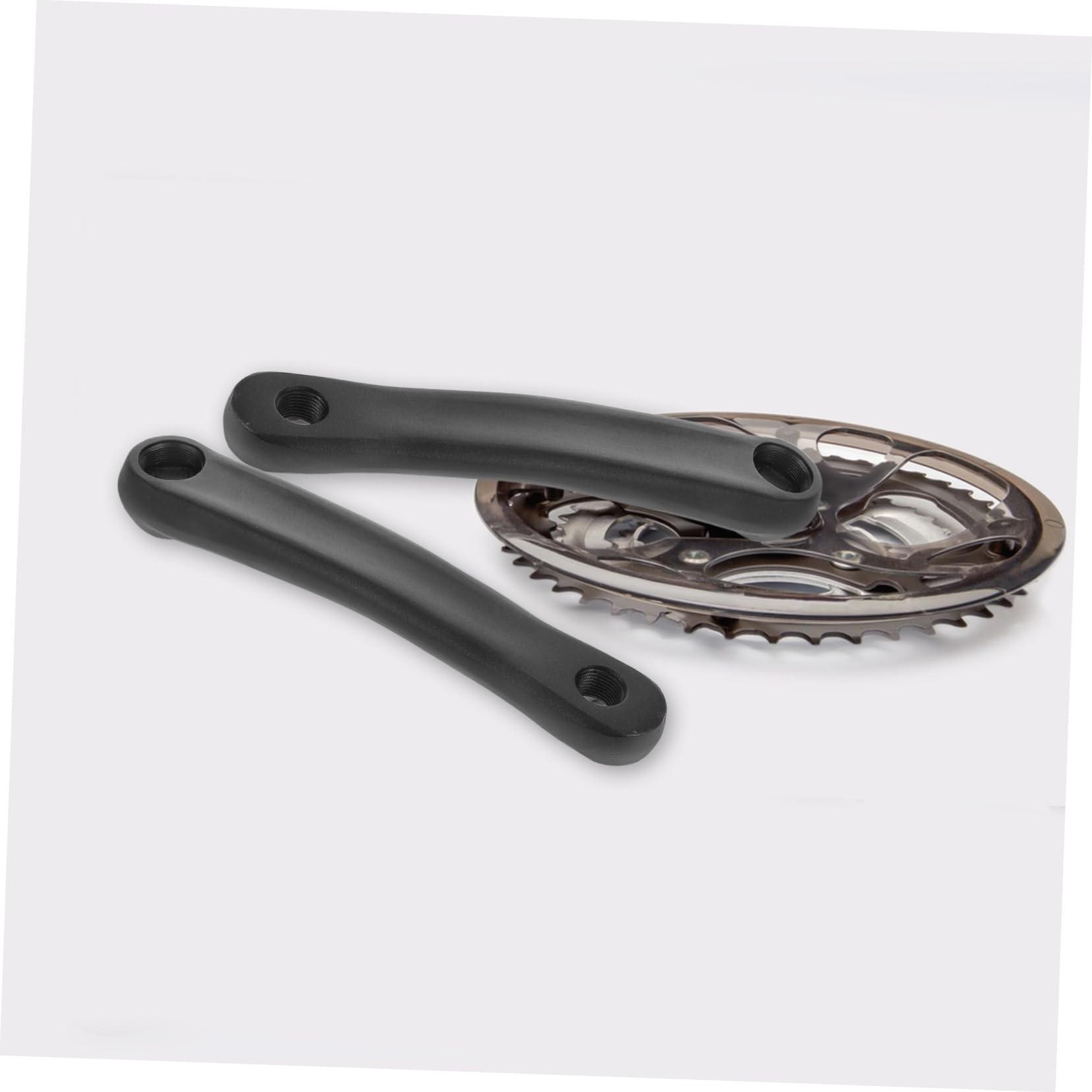 BESPORTBLE 2pezzi Pedivella per Bicicletta Braccio Pedivella Sinistro per Catena Singola Adatto per Bicicletta Elettrica Ibrida e Mountain Bike
