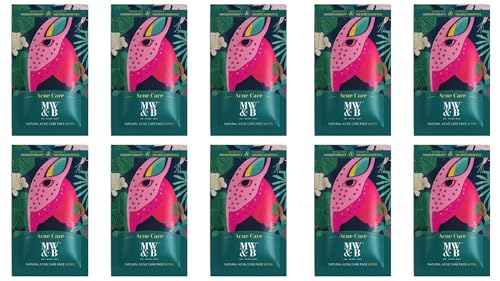 MW&B EVRYDAE Essentials Acne Pimple Face Wipes 10 Pcs, Travel Pack, Women, Men, Wet Wipes for Face, Travel Pack, Facial Wet Tissue, Wet Wipes - Image 2
