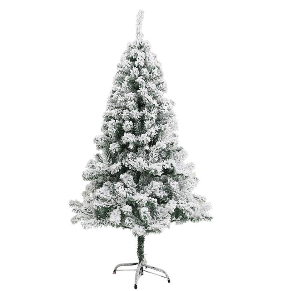 Árbol de Navidad artificial de cedro flocado con ramas naturales clásicas 6
