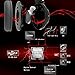 immagine 6EasyAcc Cuffie Gaming Canale Stereo Suono Surround Virtual 7.1 Over-Ear Headset con Microfono Flessibile, Deep Bass, Switch di Vibrazione e Controllo Volume per PC, PS4 - Nero