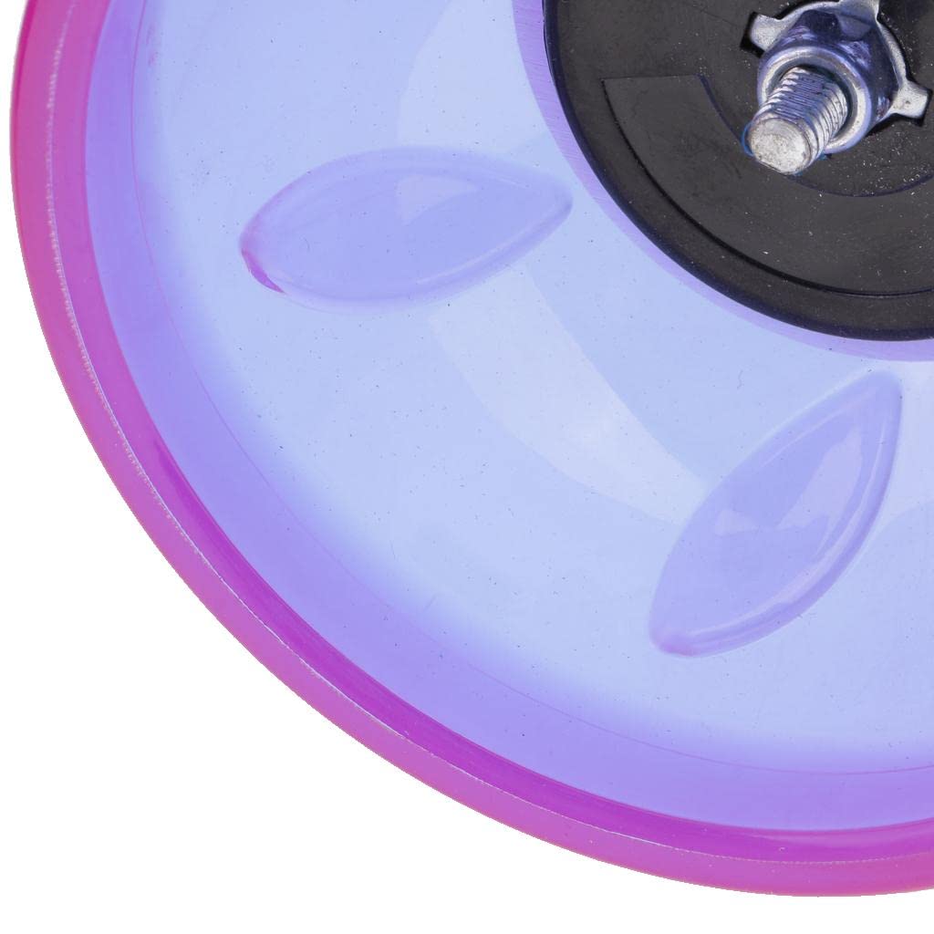 kowaku Diabolo Triple Rodamiento Chino Juguetes Caucho Estable Adecuado para Mejorar Coordinación Manual Niños Adultos Principiantes Expertos, púrpura, 13cm