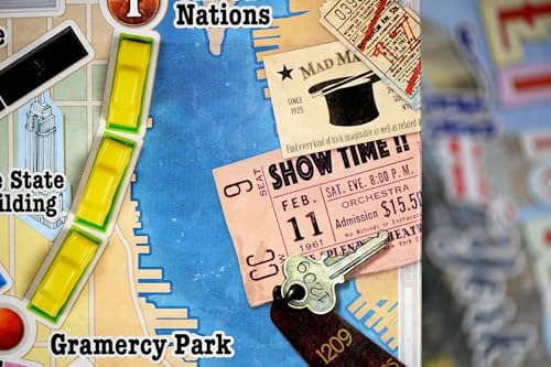 Image of Asmodee Ticket to Ride New York Board Game - Train Route-Building Strategy Game, Fun Family Game for Kids & Adults, Ages 8+, 2-4 Players, 10-15 Minute Playtime