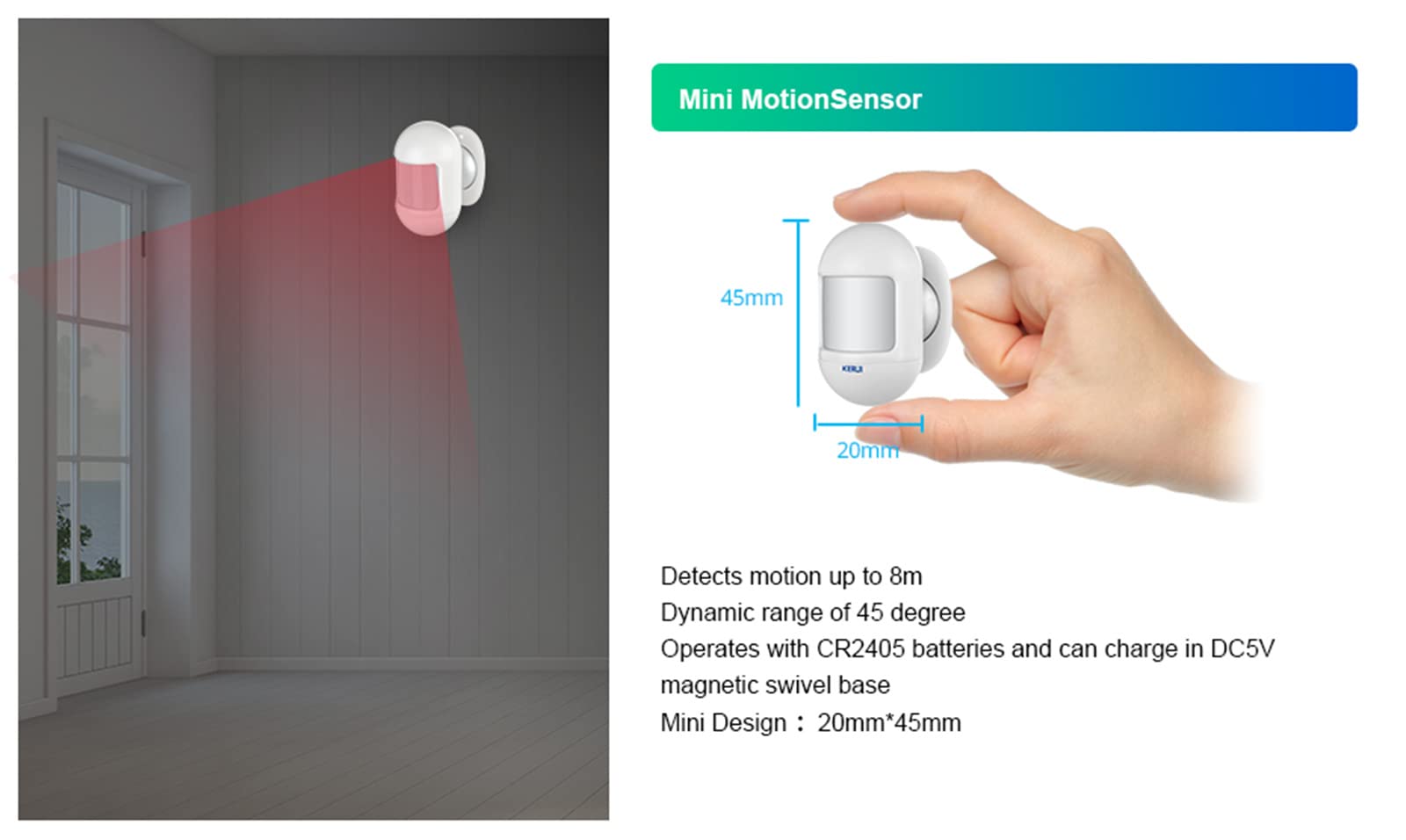 SXA Sistema De Alarma De Seguridad para El Hogar WiFi, Kit De Sistema De Alarma Antirrobo Inalámbrico DIY, Control Remoto De La Aplicación Tuya para La Oficina En El Hogar