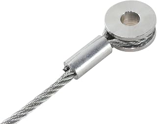 BYDZKJ 2PCS 150" Replacement Ramp Door Cables for Enclosed Cargo Trailers - CAB1-8CB150 Steel Wire Kit