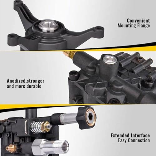 Surmountway Pressure Washer Pump 7/8" Shaft Vertical Pump 3200Psi 2.35Gpm Replacement Pump For Power Washer Replacement Parts #TOP6